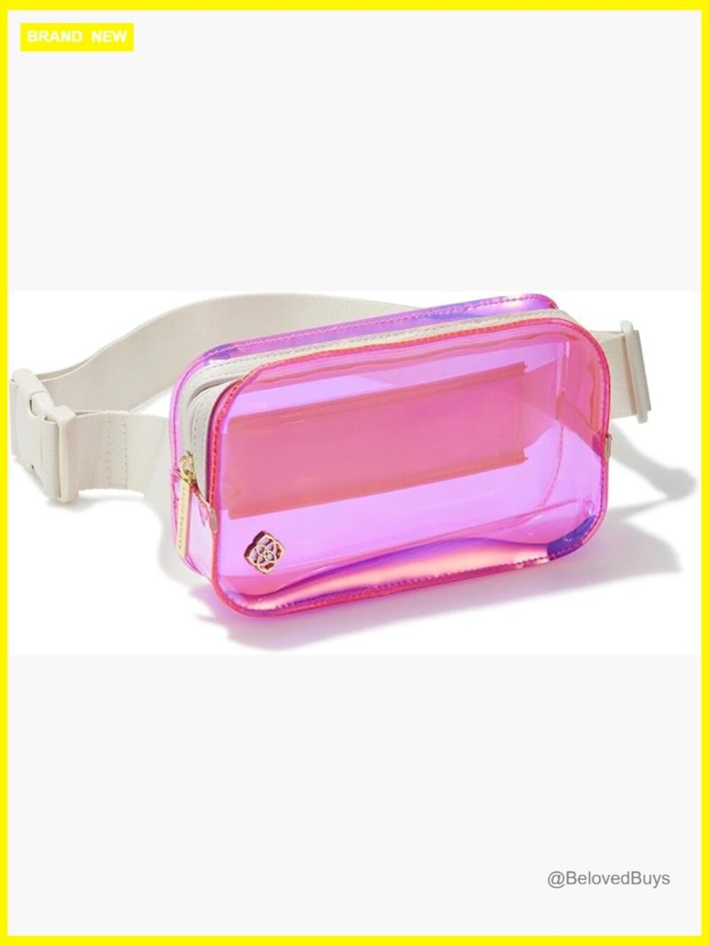 Clear PVC Belt Bag Adjustable Strap Crossbody Waist Bag